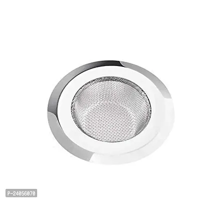 Stainless-Steel Kitchen Sink Strainer - Durable Drain Basin Basket Filter - Size: 9.5cm - Color: Silver - Small Size-thumb0