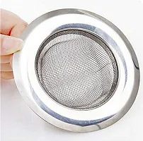 Stainless-Steel Kitchen Sink Strainer - Durable Drain Basin Basket Filter - Size: 9.5cm - Color: Silver - Small Size-thumb1