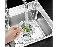 Stainless-Steel Kitchen Sink Strainer - Durable Drain Basin Basket Filter - Size: 9.5cm - Color: Silver - Small Size-thumb3