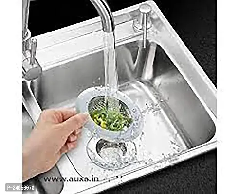 Stainless-Steel Kitchen Sink Strainer - Durable Drain Basin Basket Filter - Size: 9.5cm - Color: Silver - Small Size-thumb4