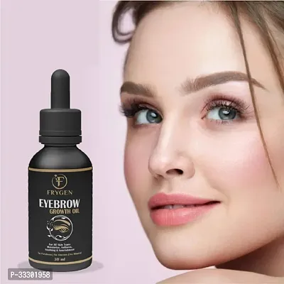 Eyebrow Growth Oil | Eyelash Growth Serum | Eyebrow Thickener | Eyelash Curler  Eyelash Lifter | Free Eyebrow Brush or Eyebrow Spoolie | Eyebrow Castor Oil + Coconut Oil + Vitamin E( 30ml)-thumb0