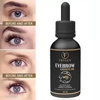 Eyebrow Growth Oil | Eyelash Growth Serum | Eyebrow Thickener | Eyelash Curler  Eyelash Lifter | Free Eyebrow Brush or Eyebrow Spoolie | Eyebrow Castor Oil + Coconut Oil + Vitamin E( 30ml)-thumb1