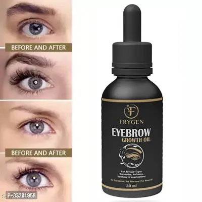 Eyebrow Growth Oil | Eyelash Growth Serum | Eyebrow Thickener | Eyelash Curler  Eyelash Lifter | Free Eyebrow Brush or Eyebrow Spoolie | Eyebrow Castor Oil + Coconut Oil + Vitamin E( 30ml)-thumb2