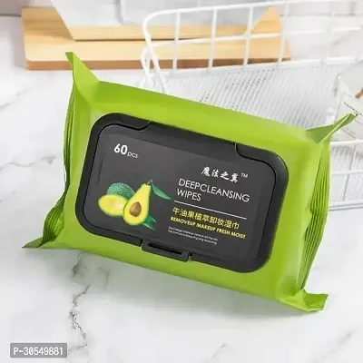 Avocado Moisturizing Deep Cleansing Wipes-thumb0