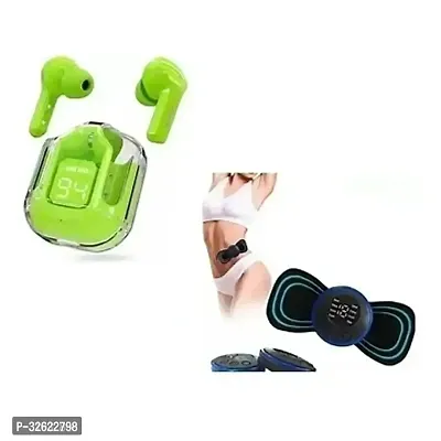 Electric Massager and Bluetooth Earbud Combo of 2