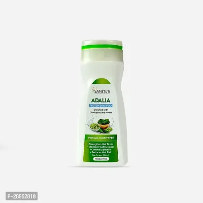 ADALIA Shampoo Enriched with Neem and Chickpeas for Healthy Scalp/Dandruff/Hair Fall (200 ML)-thumb0