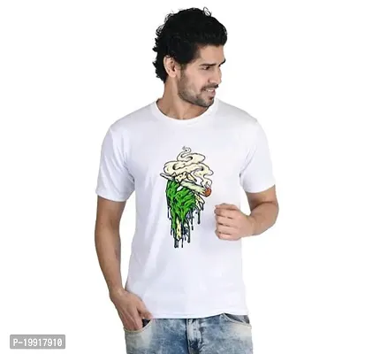 Men Polycotton Printed Casual T-Shirt-thumb0