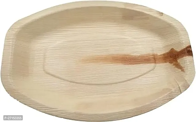 Classic Areca Leaf Disposable Platter Tray, Pack Of 25