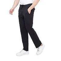 EcoLove Men's Cotton Solid Relaxed Fit Trackpants Lower with Pockets-thumb2