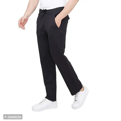 EcoLove Men's Cotton Solid Relaxed Fit Trackpants Lower with Pockets-thumb3