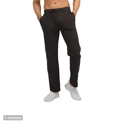 CARBON BASICS Men's Organic Cotton Regular-Fit Solid Ankle-Length Track Pant