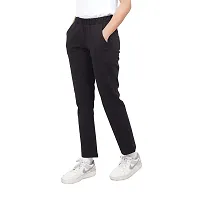 EcoLove Women's Organic Cotton Solid Relaxed Fit Trackpants Lower with Pockets-thumb2