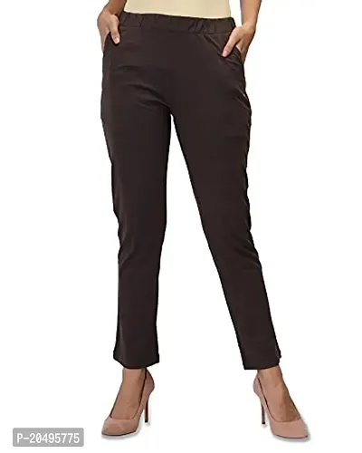 CARBON BASICS Women's Cotton Payjama Lower/Track Pants Bottom Wear with Side Pockets-thumb0