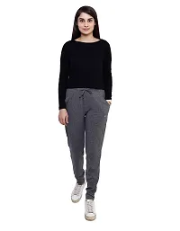 CARBON BASICS Women's Regular Fit Trackpants-thumb4