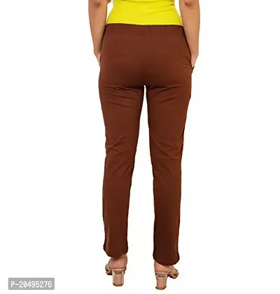 CARBON BASICS Women's Cotton Payjama Lower/Track Pants Bottom Wear with Side Pockets-thumb4