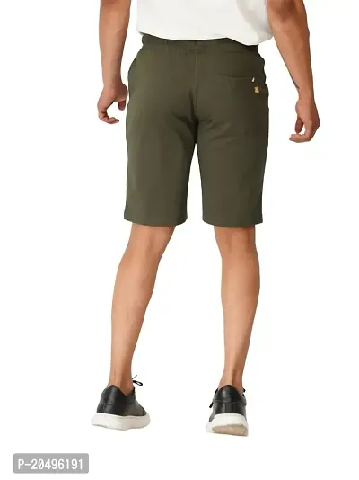 EcoLove Men's Cotton Regular Casual Shorts with Side  Back Pockets-thumb5