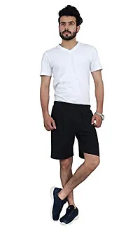 CARBON BASICS Men Casual Cotton Shorts for Daily Wear without Pocket-thumb1