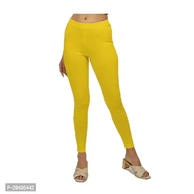 Buy online Beige Solid Ankle Length Leggings from Capris & Leggings for  Women by Mad Colors for ₹399 at 60% off | 2024 Limeroad.com