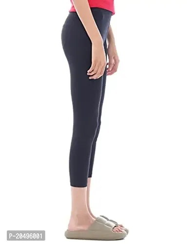 Buy CARBON BASICS Women's Cotton Ankle Leggings Elasticated Waistband Slim  Fit Comfortable & Stretchable Black S at