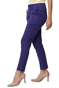 CARBON BASICS Women's Cotton Payjama Lower/Track Pants Bottom Wear with Side Pockets-thumb2