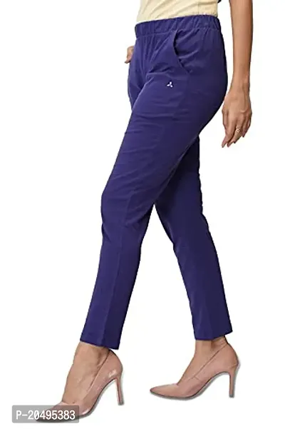 CARBON BASICS Women's Cotton Payjama Lower/Track Pants Bottom Wear with Side Pockets-thumb3