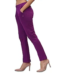 CARBON BASICS Women's Cotton Payjama Lower/Track Pants Bottom Wear with Side Pockets-thumb1