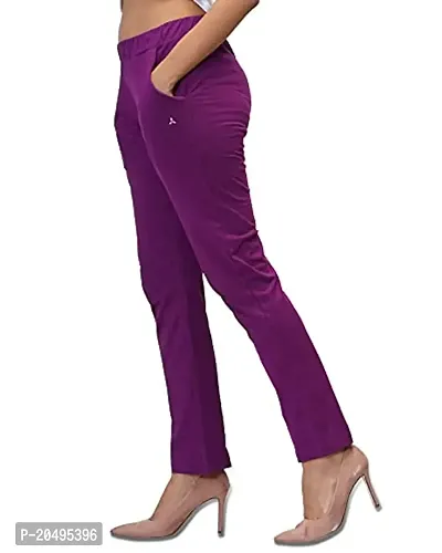 CARBON BASICS Women's Cotton Payjama Lower/Track Pants Bottom Wear with Side Pockets-thumb2