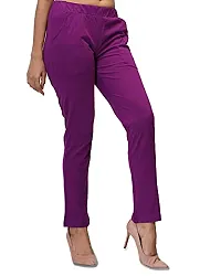 CARBON BASICS Women's Cotton Payjama Lower/Track Pants Bottom Wear with Side Pockets-thumb2