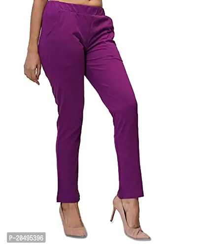 CARBON BASICS Women's Cotton Payjama Lower/Track Pants Bottom Wear with Side Pockets-thumb3