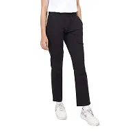 EcoLove Women's Organic Cotton Solid Relaxed Fit Trackpants Lower with Pockets-thumb1