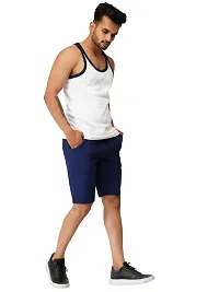 EcoLove Men's Cotton Regular Casual Shorts with Side  Back Pockets-thumb1