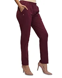 CARBON BASICS Women's Cotton Payjama Lower/Track Pants Bottom Wear with Side Pockets-thumb2