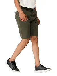 EcoLove Men's Cotton Regular Casual Shorts with Side  Back Pockets-thumb3