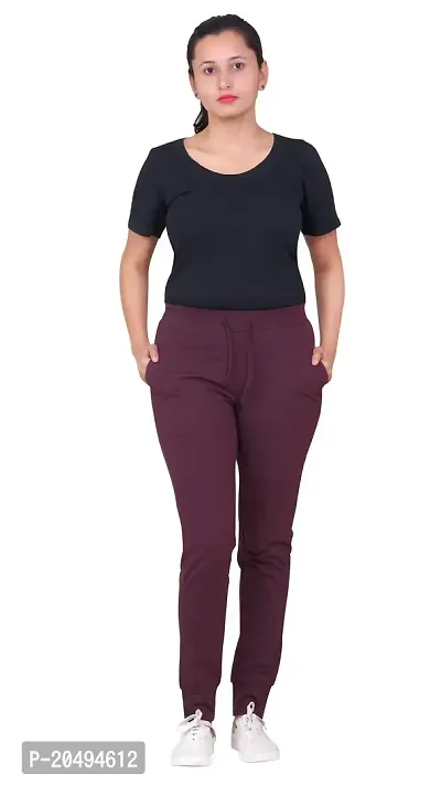 CARBON BASICS Women's Regular Fit Trackpants-thumb2