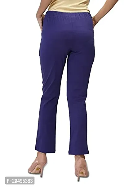 CARBON BASICS Women's Cotton Payjama Lower/Track Pants Bottom Wear with Side Pockets-thumb4