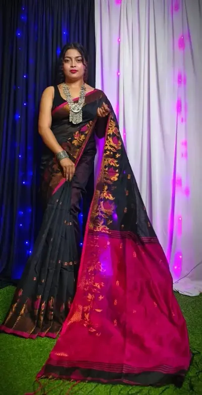 NEW EXCLUSIVE FASHIONABLE HANDLOOM BIRD SAREE