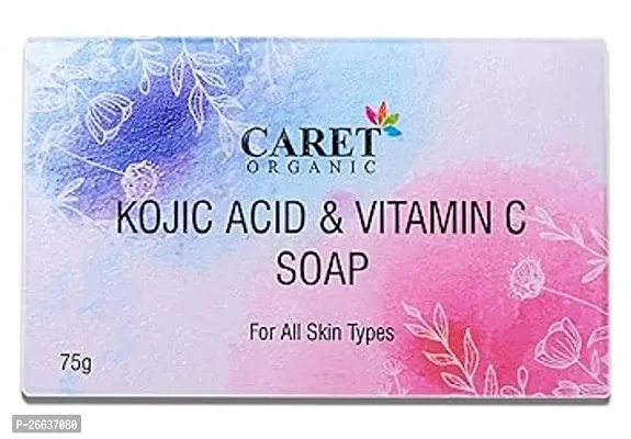 Organic Skin Lightening Soap With Kojic Acid Vitamin C 75G-thumb0