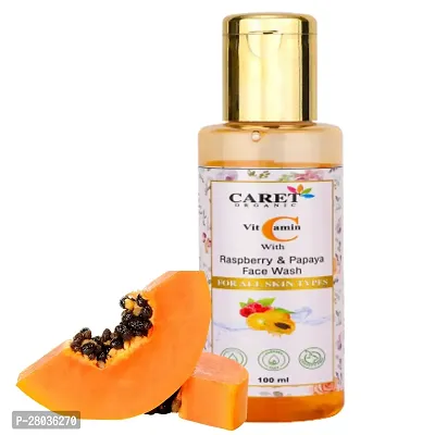 Organic Vitamin C with Respberry  Papaya Face Wash - 100ml