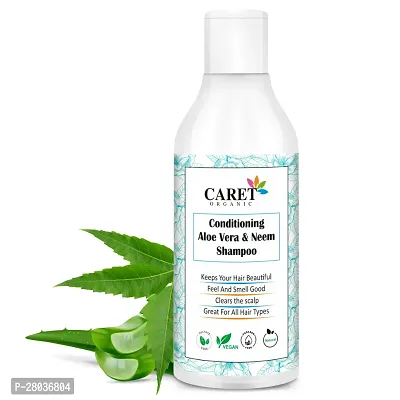 Caret Organic Conditioning Aloe Vera  Neem Shampoo 300ml-thumb0