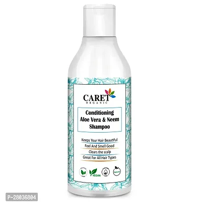 Caret Organic Conditioning Aloe Vera  Neem Shampoo 300ml-thumb4