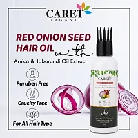 Caret Organic Red Onion Seed Hair Oil with Arnica  Jaborandi Oil Extract 100ml-thumb2