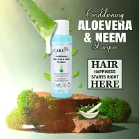 Caret Organic Neem  Aloe Vera Conditioning Shampoo for Strong  Healthy Hair Growth | Natural Ingredients -100ml Pack of 2-thumb3