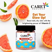 Caret Organic Vitamin C Glow Scrub | Remove Dead Skin Cells , l Purify Pores and Diminish Dullness  While Softening the Skin  100ML-thumb4