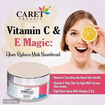 Caret Organic Vitamin C, E  Daily Radiance Cream