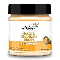 Organic Haldi  Chandan Ubtan Face Pack ( 100ml ) And Red Onion Seed Hair Oil-thumb1
