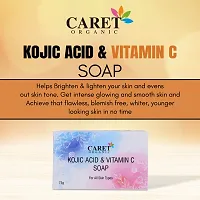 Caret Organic Kojic Acid Vitamin C Soap Pack of 1 (75g)-thumb2