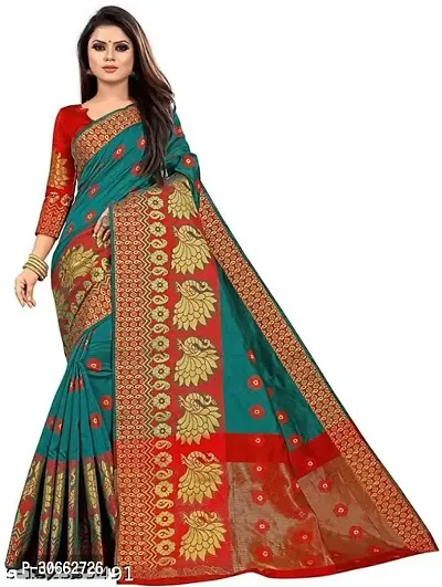 Trendy Saree with Blouse for Women-thumb0