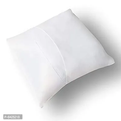 MG Brand Taylor Swift Satin Cushion Cover with Filler (White, 16x16 Inch, 40x40 cms,) MG-DCC235-thumb2