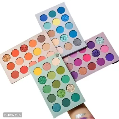 Color Board Eyeshadow Palette 60 Color Makeup Palette Highlighters Make Up High Pigmented Professional EyeShadow Long Lasting Blendable Waterproof (Multishade) Matte  Shimmery Finish