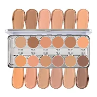 FOZZBY Pro Cover  Conceal Supra Base Palette, Face Makeup, Foundation Palette, Multi Color, 28 g-thumb2